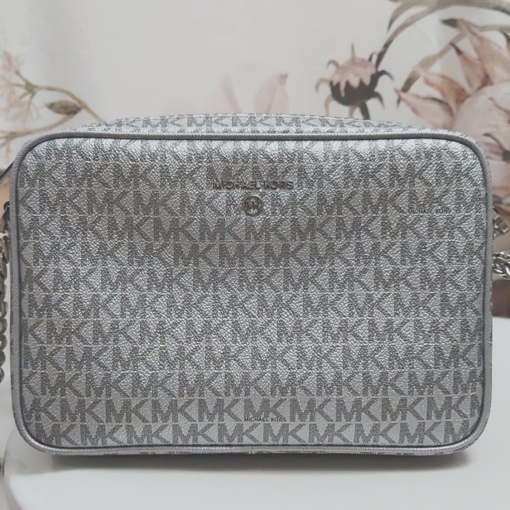 Michael Kors Silver Crossbody